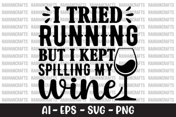 I Tried Running but I Kept Spilling SVG Graphics