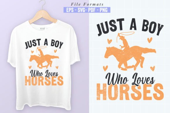 Just a Boy Who Loves Horses Graphics