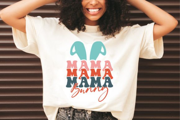 Mama Bunny Graphics for T-Shirt Designs