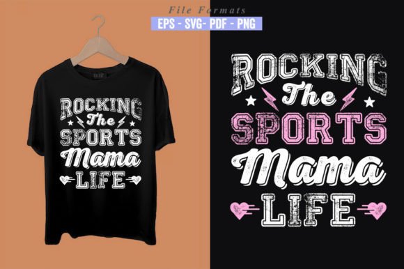 Rocking the Sports Mama Graphics