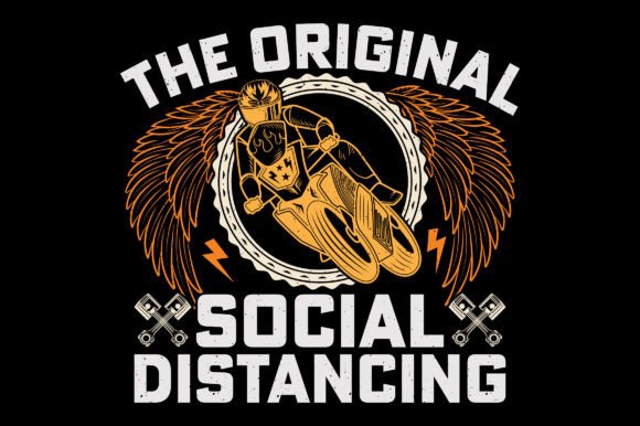 The Original Social Motorcycle T-Shirt Graphics