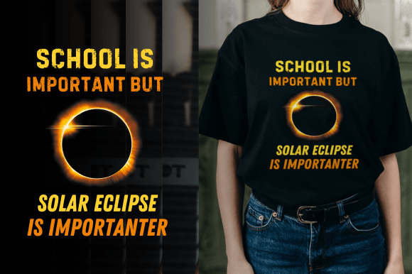 Total Solar Eclipse, School Eclipse 2024 Graphics